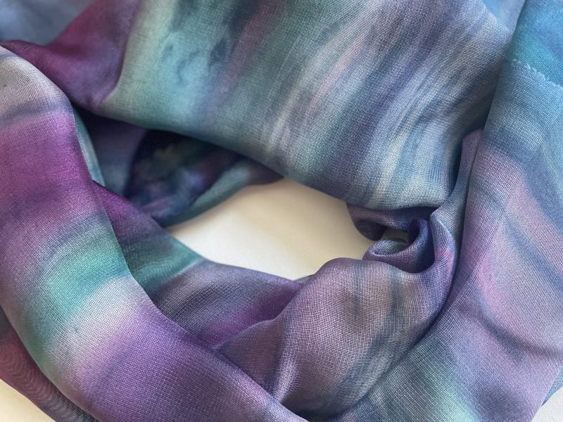 Silk Scarf Aurora-1